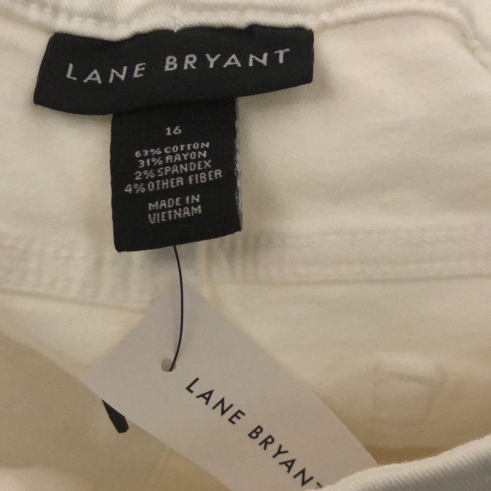 Lane Bryant Denim Jeggings Pedal High Rise Size 16 New with Tags. - Picture 7 of 7